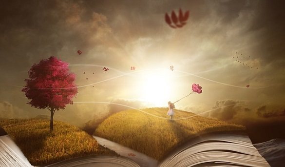 Нарисованное дерево и книга